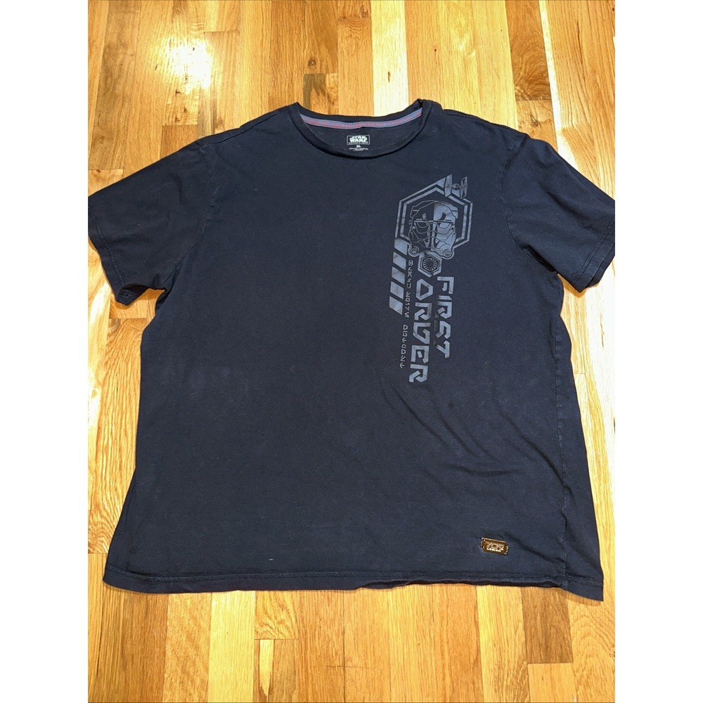 Disney Parks Star Wars Galaxy's Edge First Order Black T-shirt Adult Unisex XL